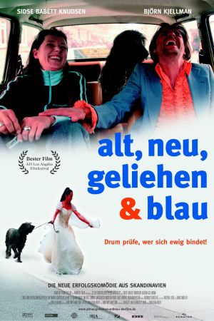 Image Alt, neu, geliehen & blau